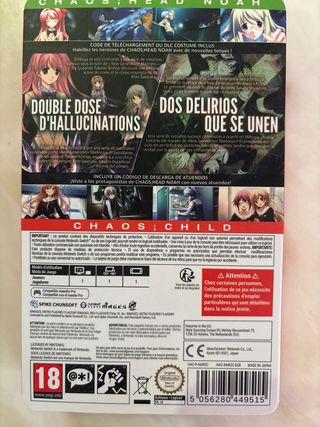 Chaos;Head Noah/Chaos;Child Steelbook Switch
