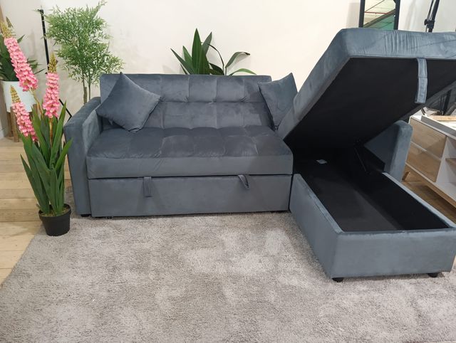 Sofá cama Chaiselong con arcón OFERTA!!