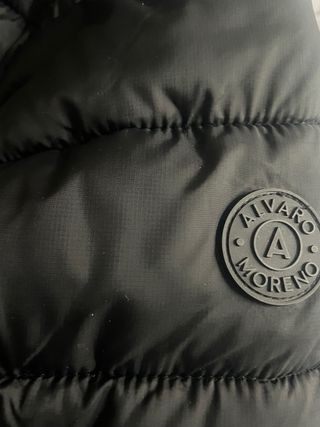 Cazadora Plumas Negra Hombre Talla XXL