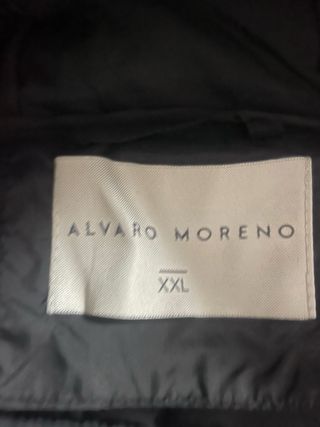 Cazadora Plumas Negra Hombre Talla XXL