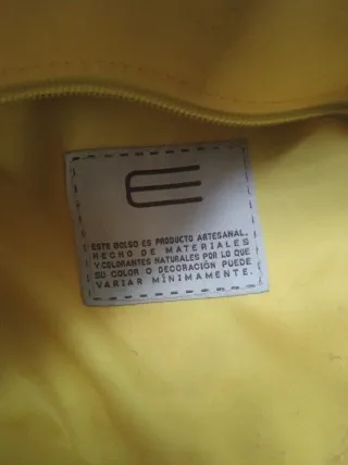 Bolso de mano con estampado de limones