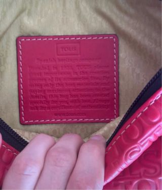 Bolso de mano Tous Rojo