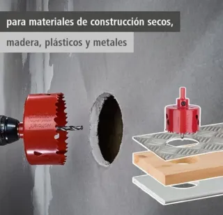 Sierra de corona wolfcraft ø65mm