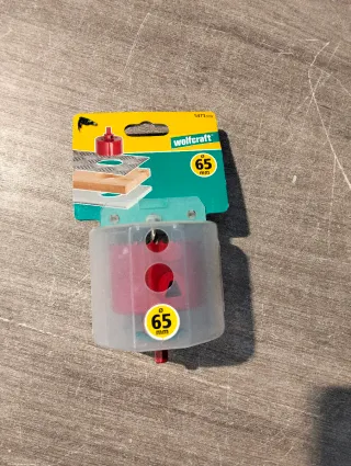 Sierra de corona wolfcraft ø65mm