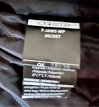 Chaqueta Alpinestars T-Jaws WP Talla S