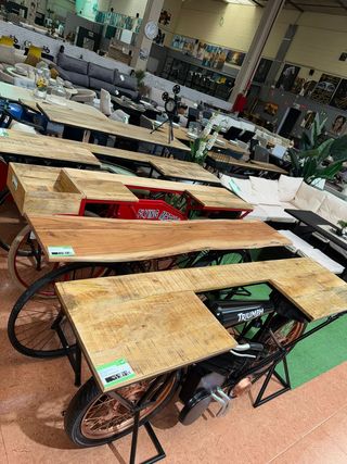 Mesa estilo moto bar/cafetería
