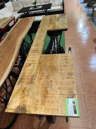 Mesa estilo moto bar/cafetería