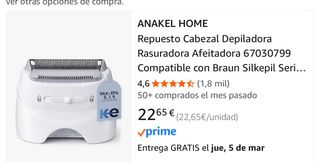 Recambios Braun Silk-épil