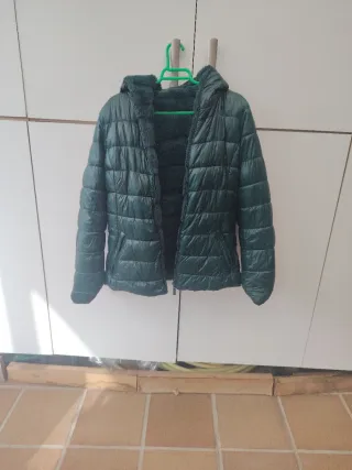 Plumas reversible verde