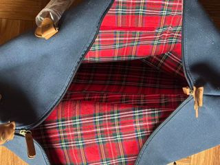 Bolsa de Lona Estée Lauder Azul y Marrón