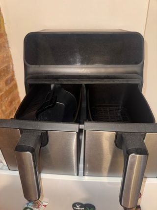 Freidora Doble Acero Inox Poco Uso