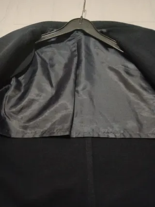 Chaqueta de punto azul marino Caballero