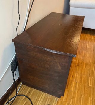 Baúl de madera artesanal