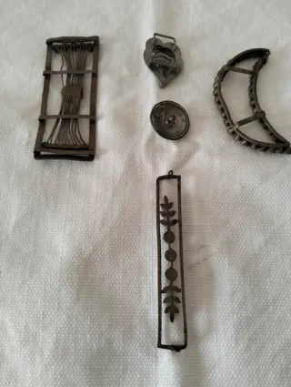 Set 5 borchie vintage