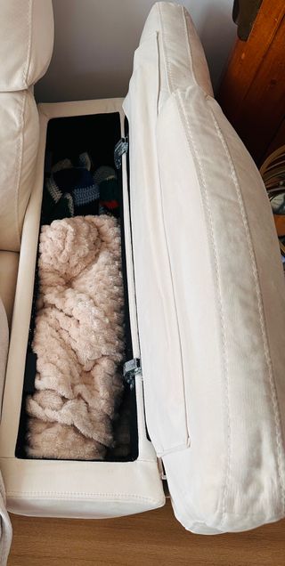 Sofá 3 plazas eléctrico beige