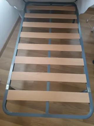 2 Somieres láminas madera 90x190