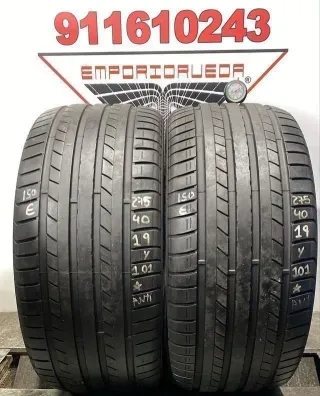 -275 40 19 Y DUNLOP RUEDA AL 90% VIDA UTIL
