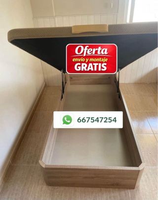 Cama individual Canapé 90x190