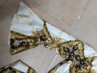 Top Elegante Stampa Foulard Made in Italy