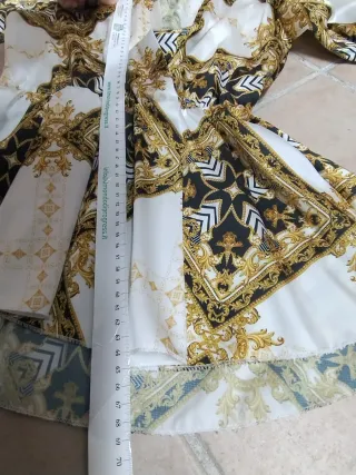 Top Elegante Stampa Foulard Made in Italy