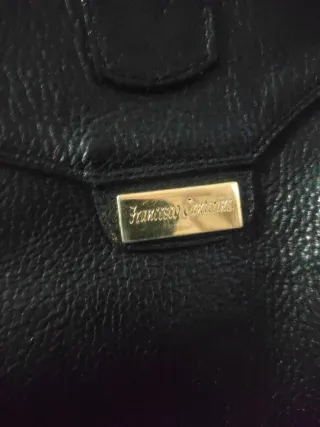 Bolso Piel Negro Francesco Canterini