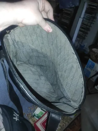 Bolso Piel Negro Francesco Canterini