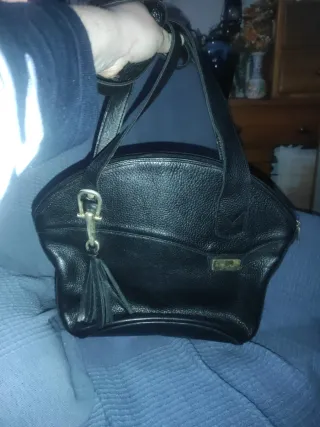 Bolso Piel Negro Francesco Canterini