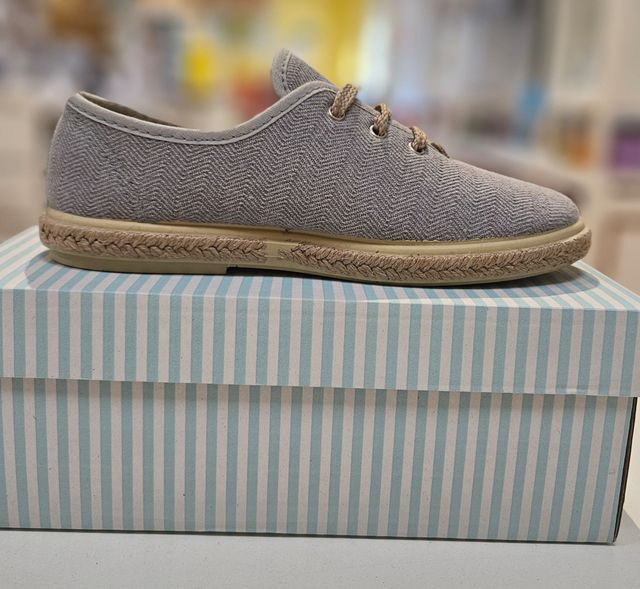 NUEVO Zapato Alpargata Niños Vul-Peques Gris