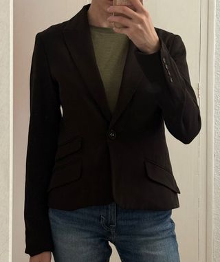 • Blazer mujer traje recta Mango, americana, 40 L