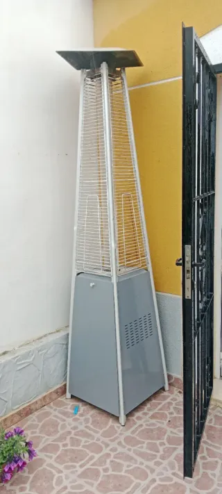 Estufa Piramidal Exterior Gas