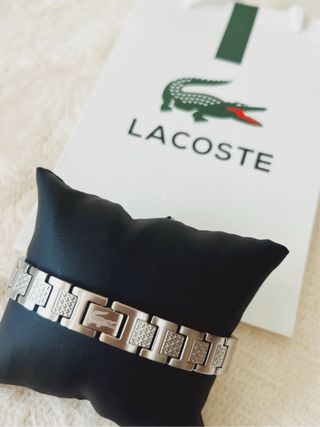 Pulsera hombre Lacoste Metropole Acero inox.NUEVO