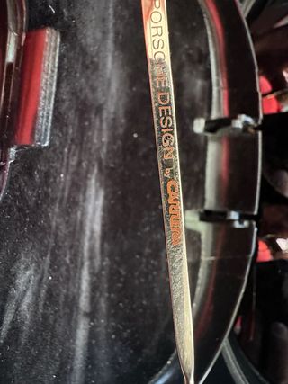 Gafas de sol Porsche Design doradas y rojas