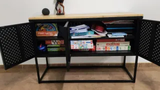 Aparador moderno metal y madera