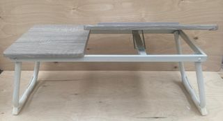 Mesa ordenador plegable madera y metal