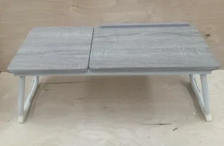 Mesa ordenador plegable madera y metal