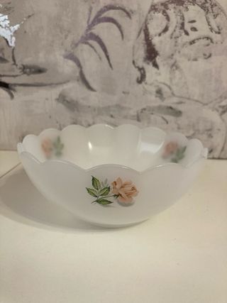 3 Ensaladeras Arcopal Flores Ondas