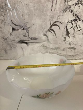 3 Ensaladeras Arcopal Flores Ondas