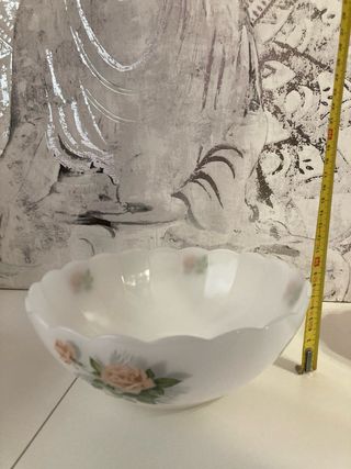 3 Ensaladeras Arcopal Flores Ondas