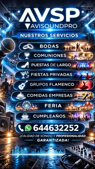 Sonido + Dj o técnico segun la necesidad.​