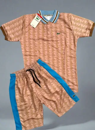 Conjunto Lacoste Polo y Shorts