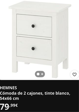 Mesita de noche Hemnes