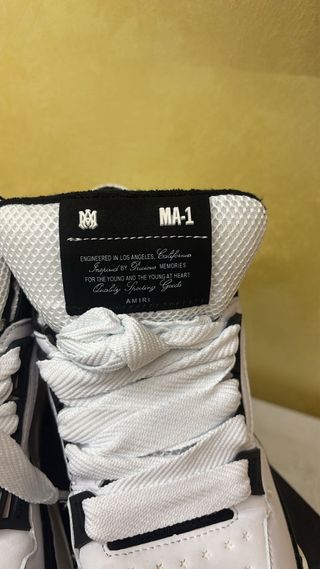 Amiri MA1 Sneakers Bianche e Nere