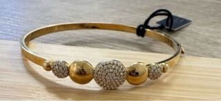 Pulsera oro y circonitas