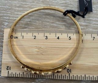 Pulsera oro y circonitas