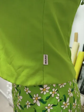 Vestido Flamenca Verde Volantes