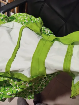 Vestido Flamenca Verde Volantes