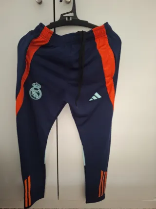 Chándal Real Madrid Adidas Naranja y Azul