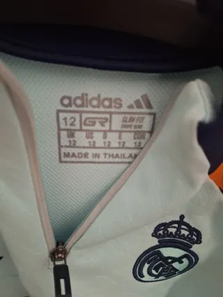 Chándal Real Madrid Adidas Naranja y Azul