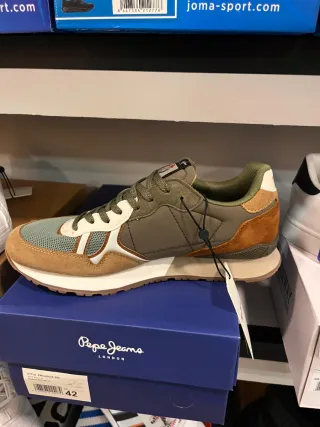 Zapatillas Pepe Jeans Hombre Marrón/Ver 42 43 44