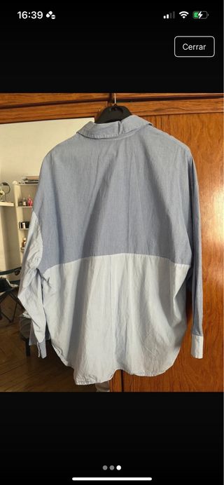 Camisa oversize rayas Pull&Bear